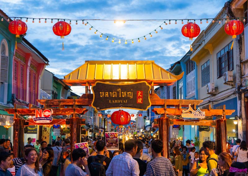 Phuket Town night market
